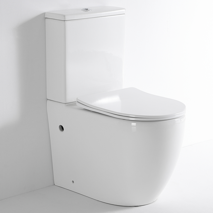 2276 round shape rimless wc toilet prices two piece toilet with separate tank