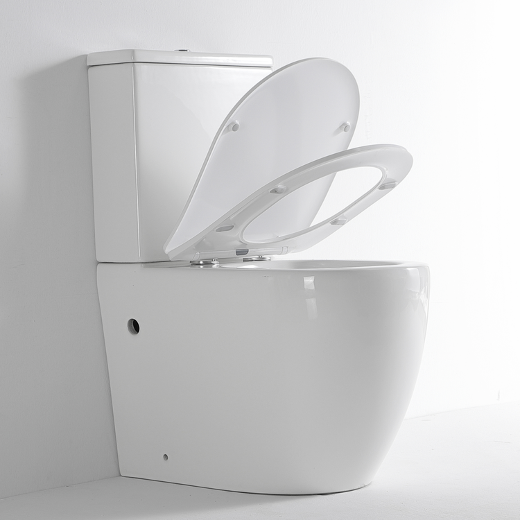 2276 round shape rimless wc toilet prices two piece toilet with separate tank