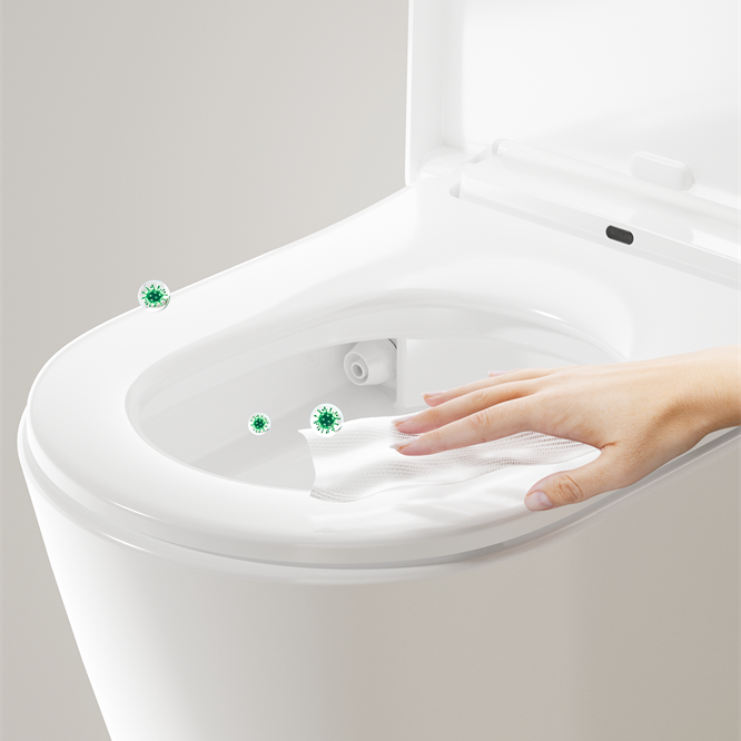 Wholesale Modern Sanitary Ware One Piece Electric Smart Toilet Intelligent Bidet floor mounted  Bathroom Wc