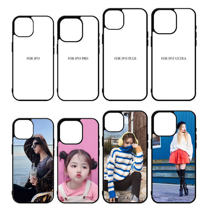 Popular Heat Transfer 2D Sublimation Phone Cases Blank For iPhone 15 / 15 Pro max / IP15 Pro / 15 Plus