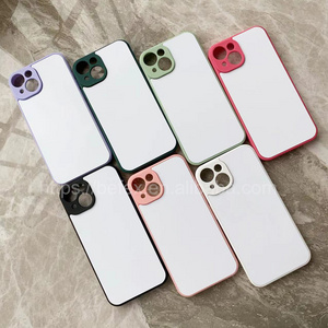 Colorful Blank 2D Sublimation TPU Cell Phone Cases DIY Printing For iPhone 14PRO MAX Sublimation Blank Phone case