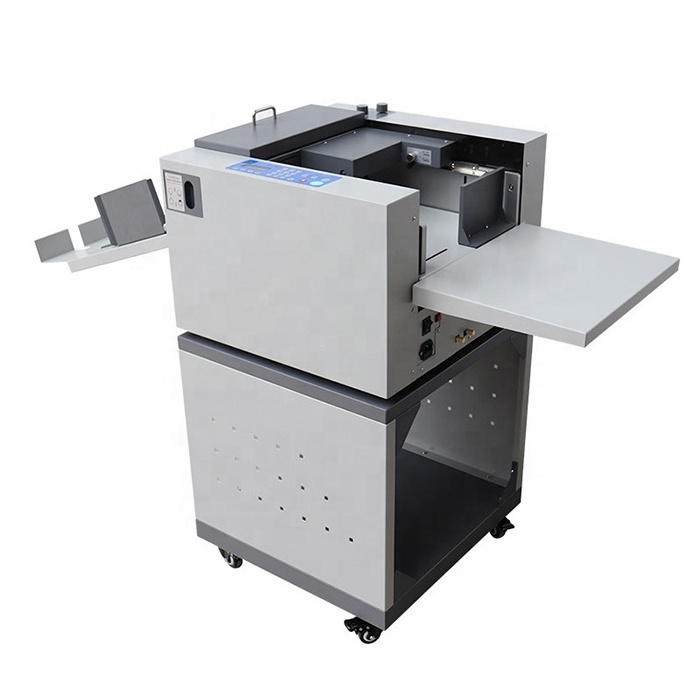 NC-350A Automatic A3 paper cover air suction auto feeding punching  digital creasing stamping die cutting & creasing machine