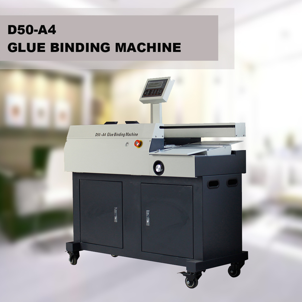 D50-A4 Automatic Hot melt adhesive book glue binding machine/ perfect book maker