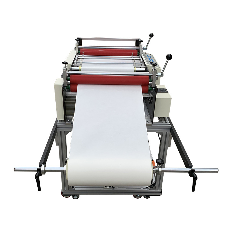 High speed automatic roll to sheet cutting machine jumbo paper roll cutting machine  label sheet cutter HD- 600z