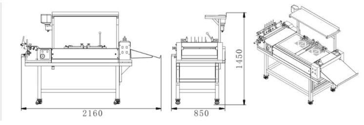 SK950L Factory price  Semi-auto gluing Hardcover Book Case Maker  A3+ Hard Cover Making Machine