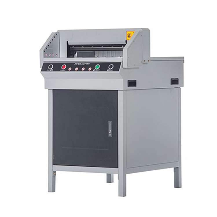 A3 450v Stack Electric Guillotine Paper Cutter , Paper Cutting Machine for Sale Note Practice Automatic Paper Cutting Machine