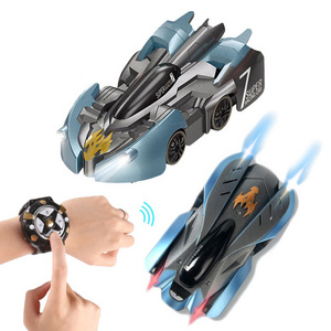 anti gravity 2.4ghz dual control watch remote wall climbing rc car