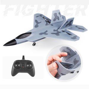 f22 fighter 2ch anti-fall remote control wireless foam airplane toys