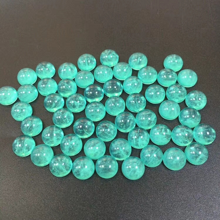 High Quality Pear Round Shape Paraiba Color Fusion Stone for Semi-precious Stone Jewelry Set