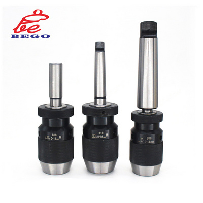 Taper-Fitting & Thread Mounted Keyless Drill Chuck Holder With Mt2-B16 Chuck For Mini Drill Chuck Set