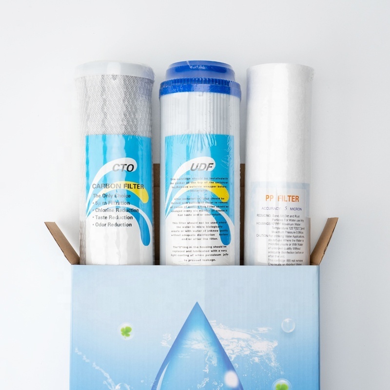 Supplier Water Filter Cartridge With 10 Inch  PP CTO GAC  For  RO Water Filter Purifier System