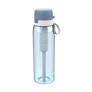 Portable Outdoor Filtered Water  Bottle With Filter Straw Inside With Water  Purifier