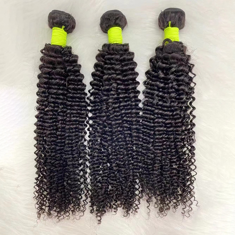 100% Remy Brazilian Human Hair Bundles Indian Kinky Curly Wave Raw Burmese Afro Curly Full Cuticle Aligned Hair Weaving Bundles