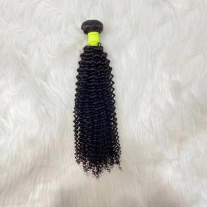 100% Remy Brazilian Human Hair Bundles Indian Kinky Curly Wave Raw Burmese Afro Curly Full Cuticle Aligned Hair Weaving Bundles