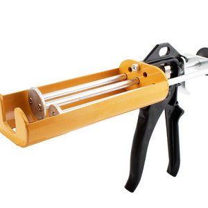 Silicone Glass heated double cartridges caulking gun epoxy caulking gun for Door and Window Filling