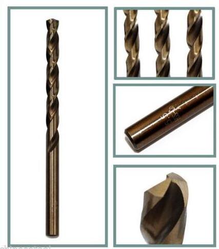 cobalt drill bit 10.5mm M35 HSS Co steel alloys Straight Shank Twist Drill