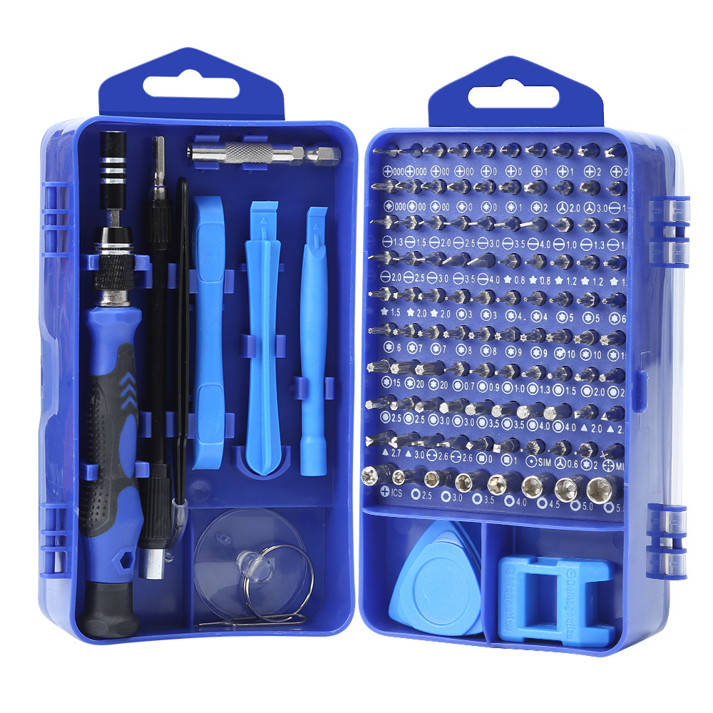 122 in a Screwdriver Tool Set Multi Function Tool Kit Bit Screwdriver Set For Cell Phone Camera Laptop PC