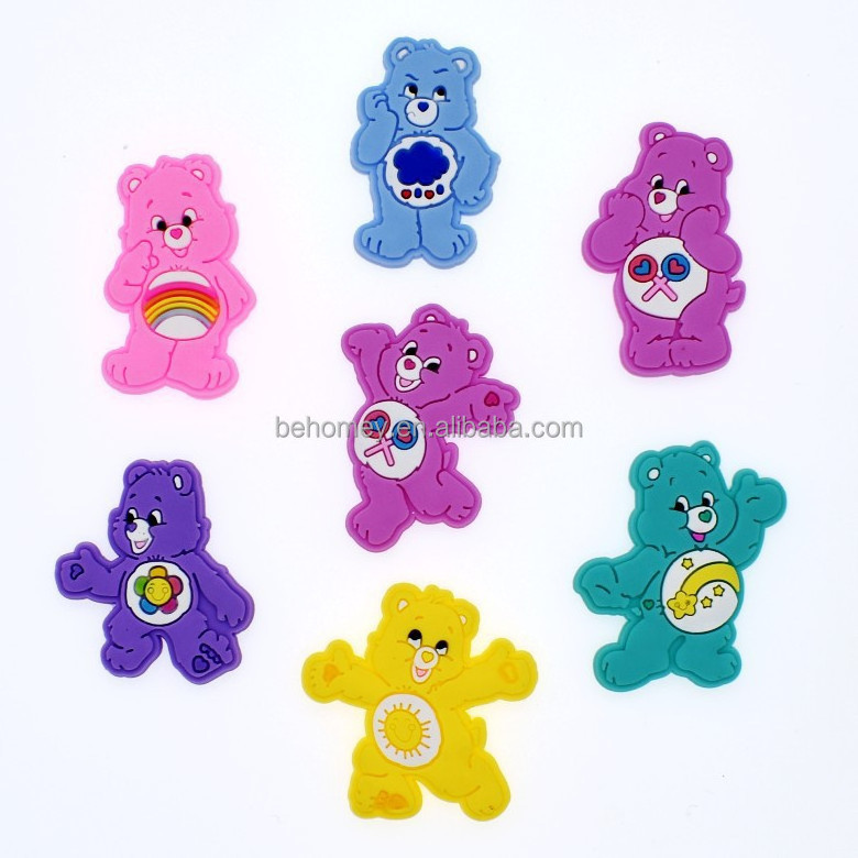 New product ideas 2023 PVC bears straw toppers for tumbers wholesale bears color bears straw topper charms