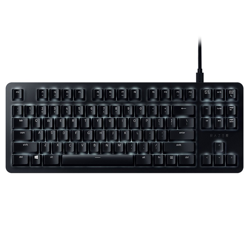 Razer BlackWidow Lite Wired Silent and Compact Keyboard Tenkeyless LED Backlighting Keyboard with Orange Mechanical Switches