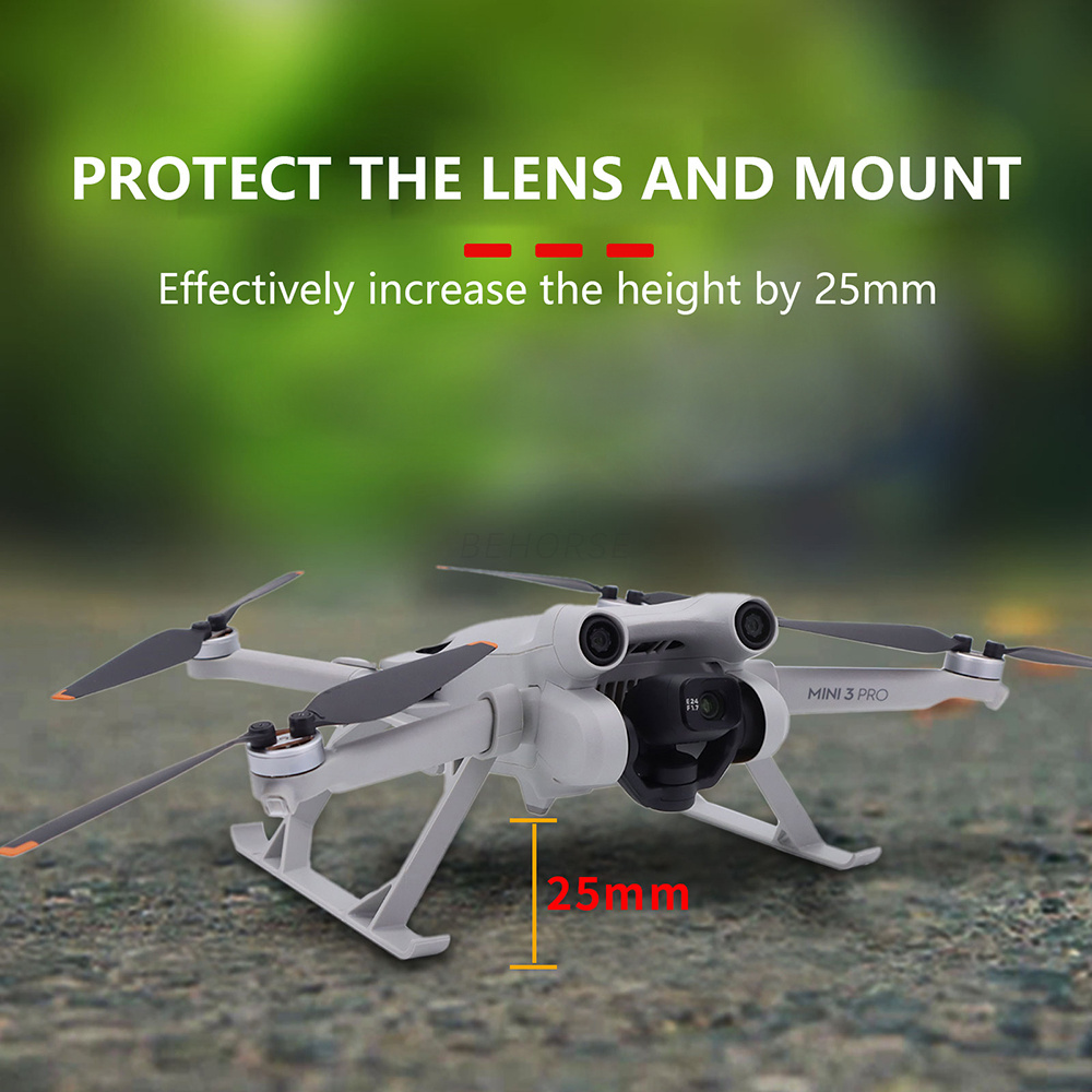 Drone Landing Gear Gimbal Camera Protector Stand Height Extender Leg Landing Gear Drone Accessories For DJI Mini 3/3 Pro