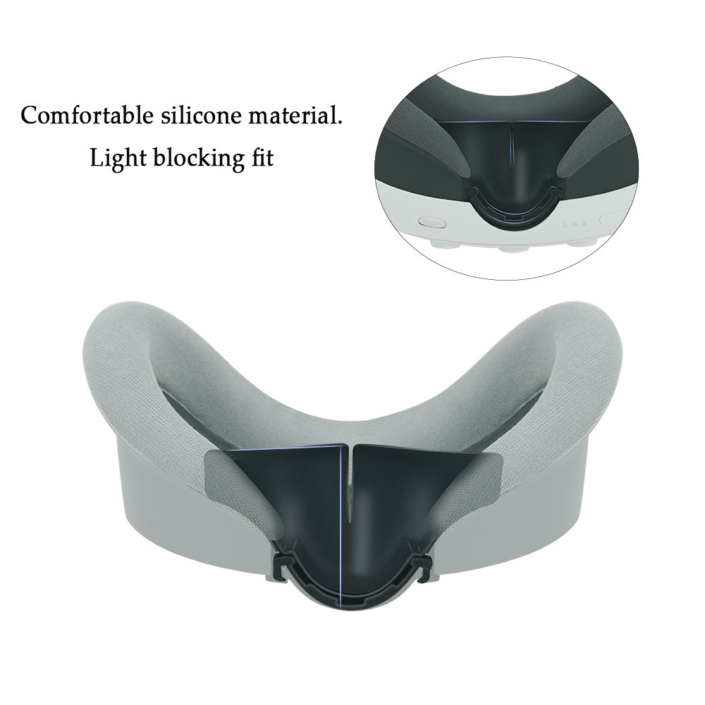 Blackout Nose Pad For Quest 3 Blackout Light Durable Blocking Immersion Silicone Nose Pad VR Accessories For Meta Quest 3