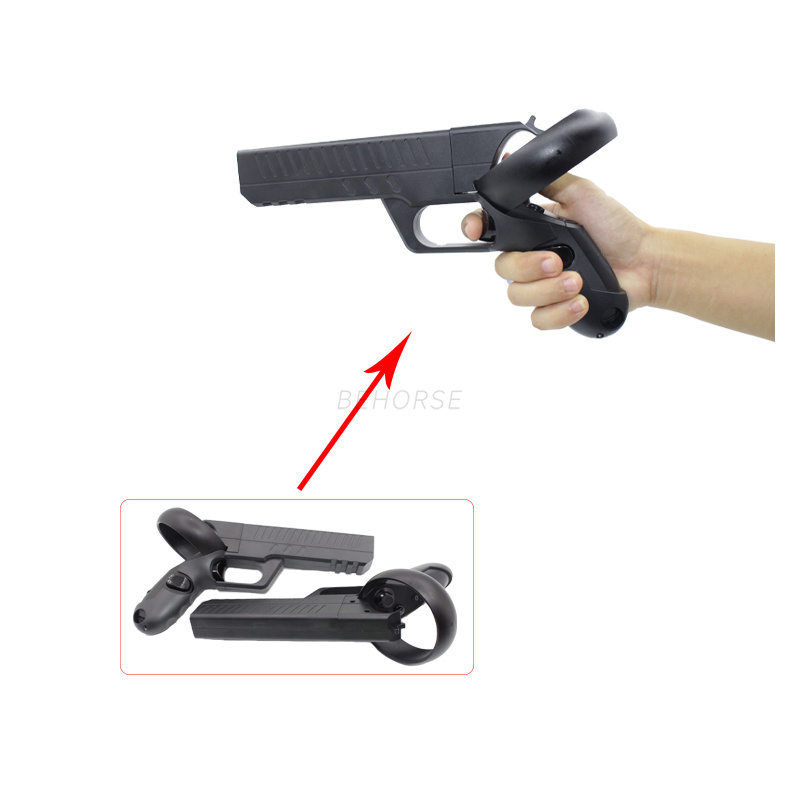 Gun Grip Cover for Oculus Quest / Rift S VR Shell Handle Holster Enhances VR Shooting Game Experience for Oculus Accessories