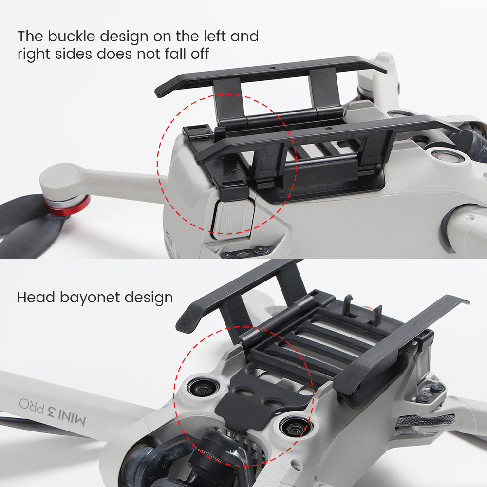 Foldable Landing Gear For Mini 3 Pro Expansion Landing Gear Heighten Drone Anti-fall Buffer Bracket For DJI Mini 3 Pro