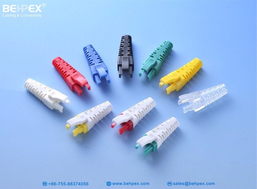 Hot selling new product RJ45 connector DIY strain relief boot for network cable