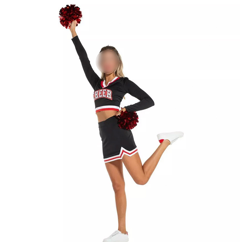 Wholesale New Design Cheerleading Uniforms Customized Long Sleeve OEM Fashion Style Cheer Costumes Your Own Logo Low Price