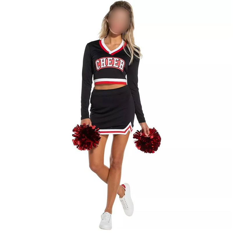 Wholesale New Design Cheerleading Uniforms Customized Long Sleeve OEM Fashion Style Cheer Costumes Your Own Logo Low Price