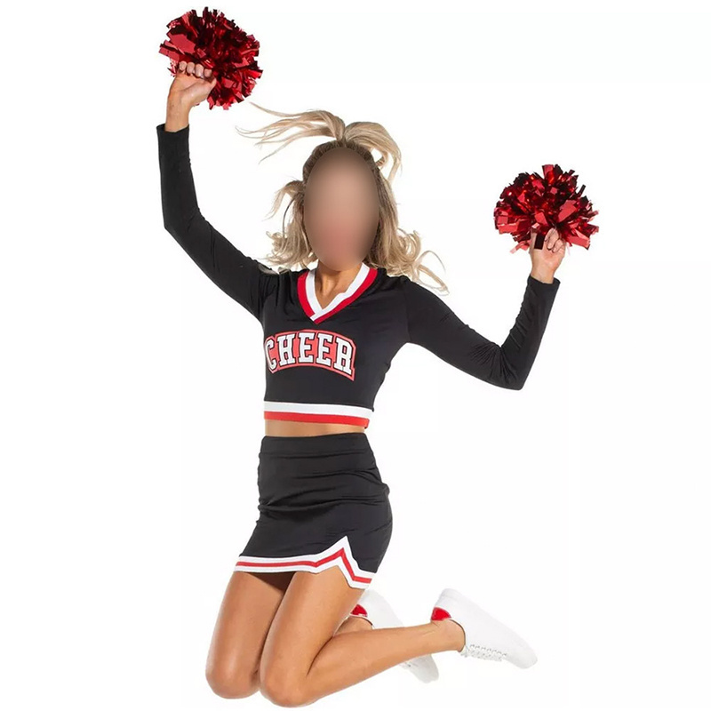 Wholesale New Design Cheerleading Uniforms Customized Long Sleeve OEM Fashion Style Cheer Costumes Your Own Logo Low Price