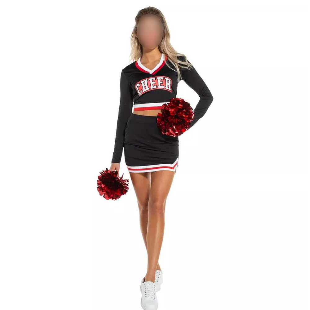 Wholesale New Design Cheerleading Uniforms Customized Long Sleeve OEM Fashion Style Cheer Costumes Your Own Logo Low Price