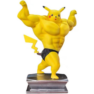 Fitness MuscleJenny Turtle Anime Action Figure Bodybuilding Series Birthday Gifts Pvc Figure Gk Statue Figurine