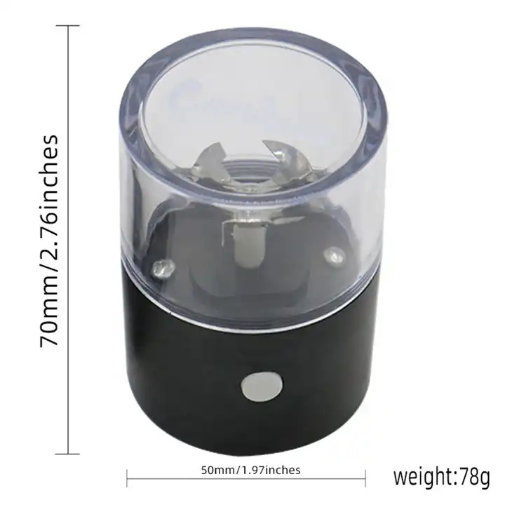 Portable small Cookies plastic USB electronic herb grinders electric Cookies tobacco leaf 420 herb grinders