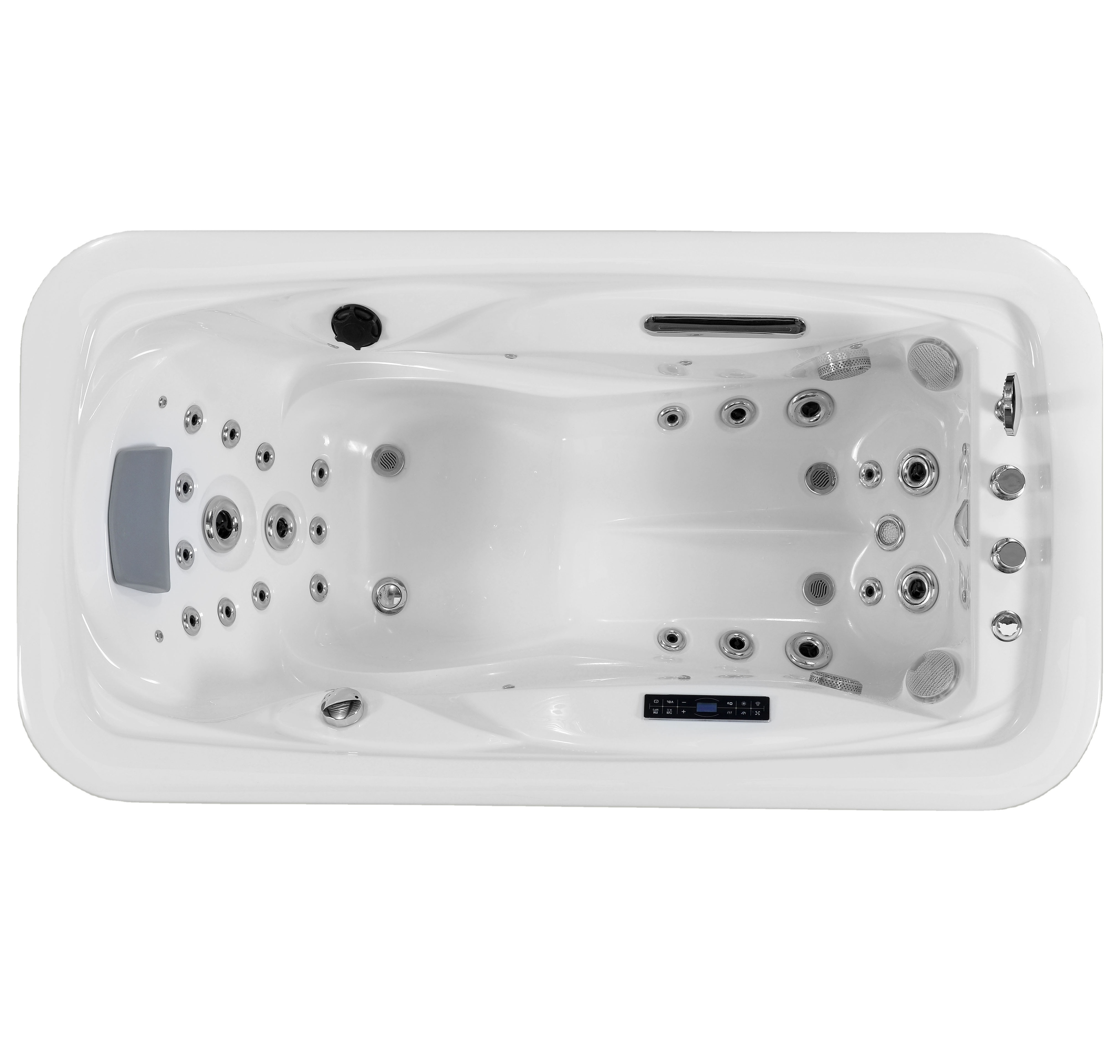 Single One Person Acrylic Spa Bathtub Massage Hot Tub Jaccuzi Massage Bathtub Spa Tubs Hot Tub Outdoor CE Modern Freestanding