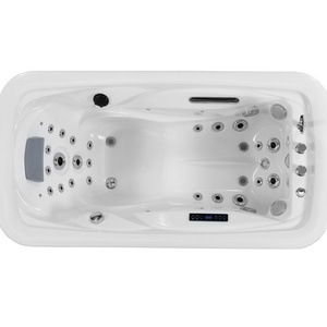 Single One Person Acrylic Spa Bathtub Massage Hot Tub Jaccuzi Massage Bathtub Spa Tubs Hot Tub Outdoor CE Modern Freestanding