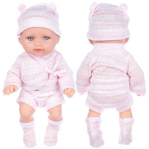 Cheap alive Lifelike Full Body Vinyl Doll 11 inch Vinyl Newborn Bebe Reborn Silicone Doll Babyfor Kids