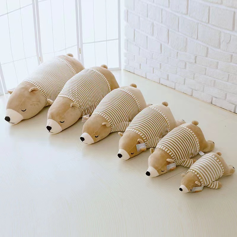 Hot sale plush toys plush animal toys children big polar bear soft toys super soft sleeping pillow