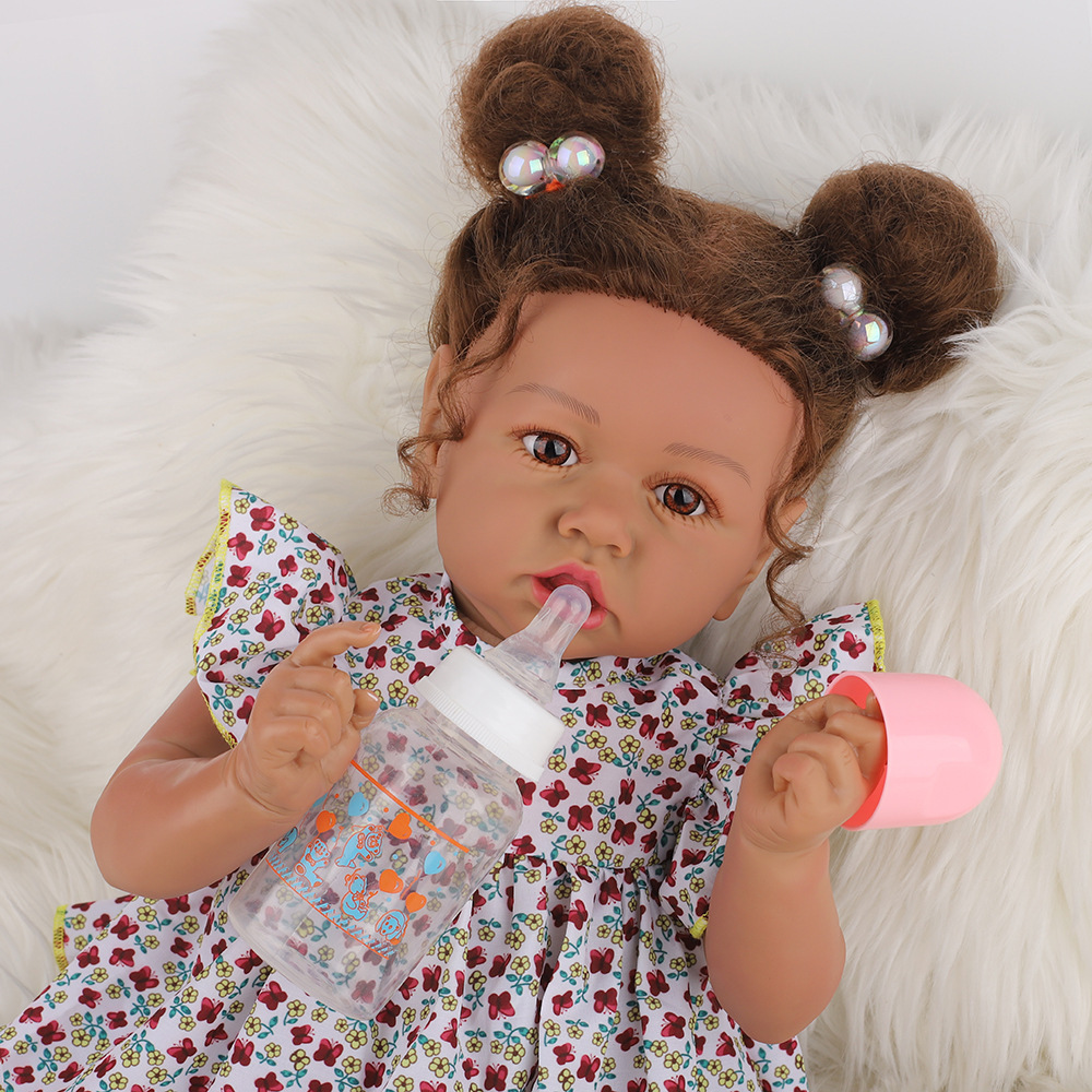 Fashion 58cm Newborn Reborn Baby Dolls Silicone Cute Soft Babies Doll For Girls Fashion Bebe Reborn Dolls