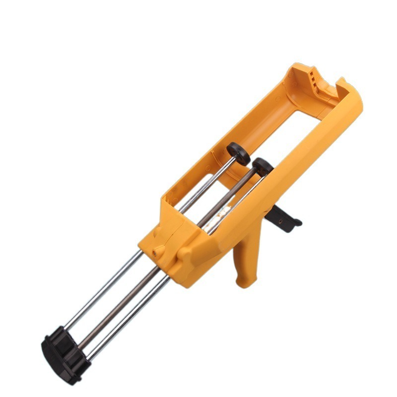 400ml Yellow Manual Caulking Gun For Dual cartridge