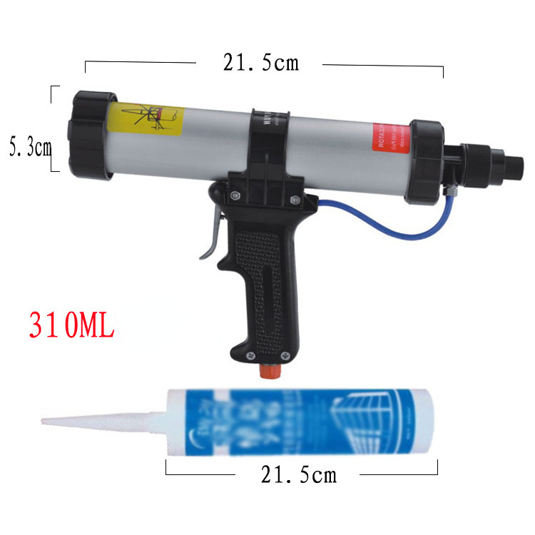 600ml Pneumatic Silicone Sausage Gun Air Glass Silicone Soft Glue Gun