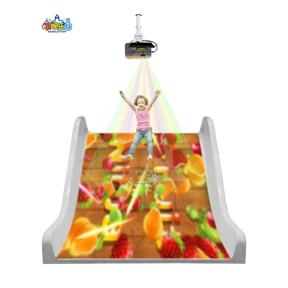 Majestic Virtual 3D Interactive Slide Floor Projection Equipment for Indoor Amusement Park