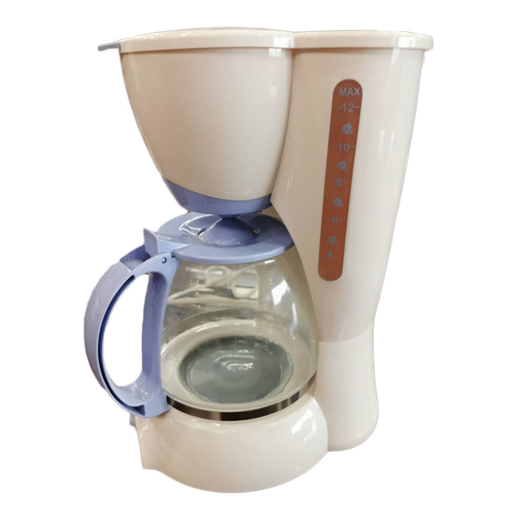 Home appliances electric filter coffee maker design 4cups 5cups 6 cups drip coffee machine