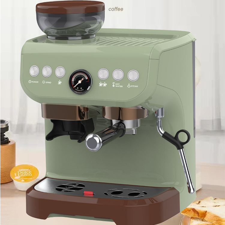 Commercial Italian Large Coffee Maker Espresso Coffee Maker Machine With Milk Frother