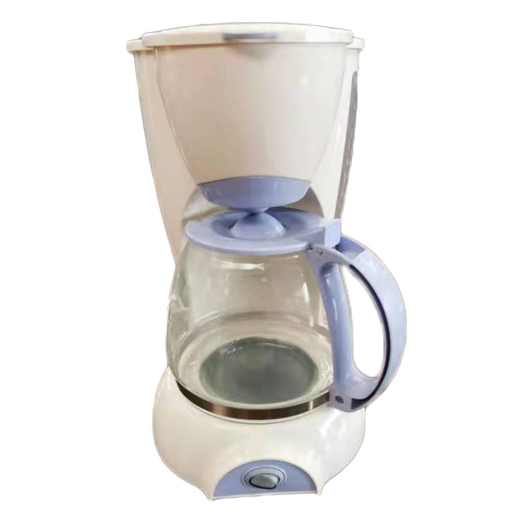 Foshan shunde stelang small office coffee machines single use black 4cup 6 cup electric drip coffee maker