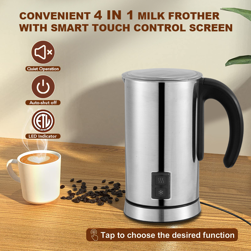 Stainless steel milk steamer aeroccino milk frother Electric Coffee Foam Maker cappuccino maker