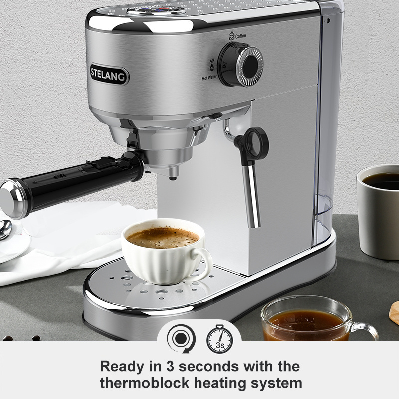 Commercial Stainless steel coffee maker  3 in 1 expresso coffee machine automatic coffee makers