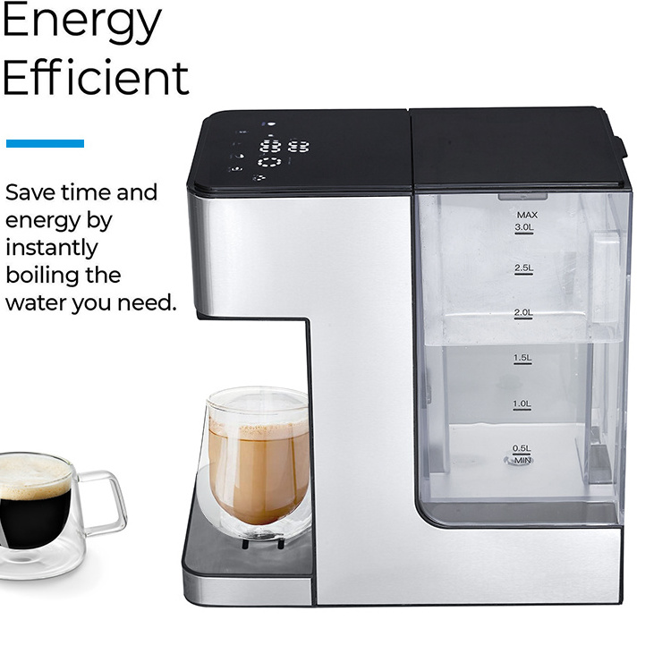 Instant water heater water dispenser hot cold warm coffee machine with milk dispenser