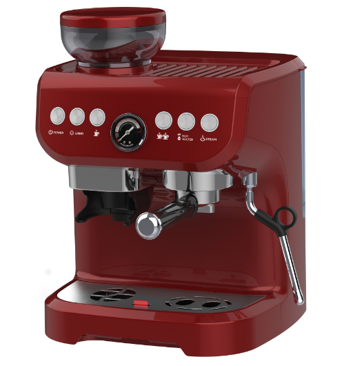 Commercial Italian Large Coffee Maker Espresso Coffee Maker Machine With Milk Frother