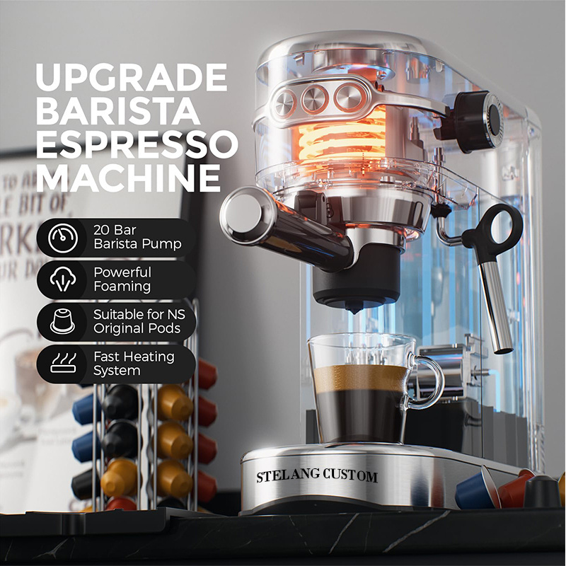 Commercial Stainless steel coffee maker  3 in 1 expresso coffee machine automatic coffee makers